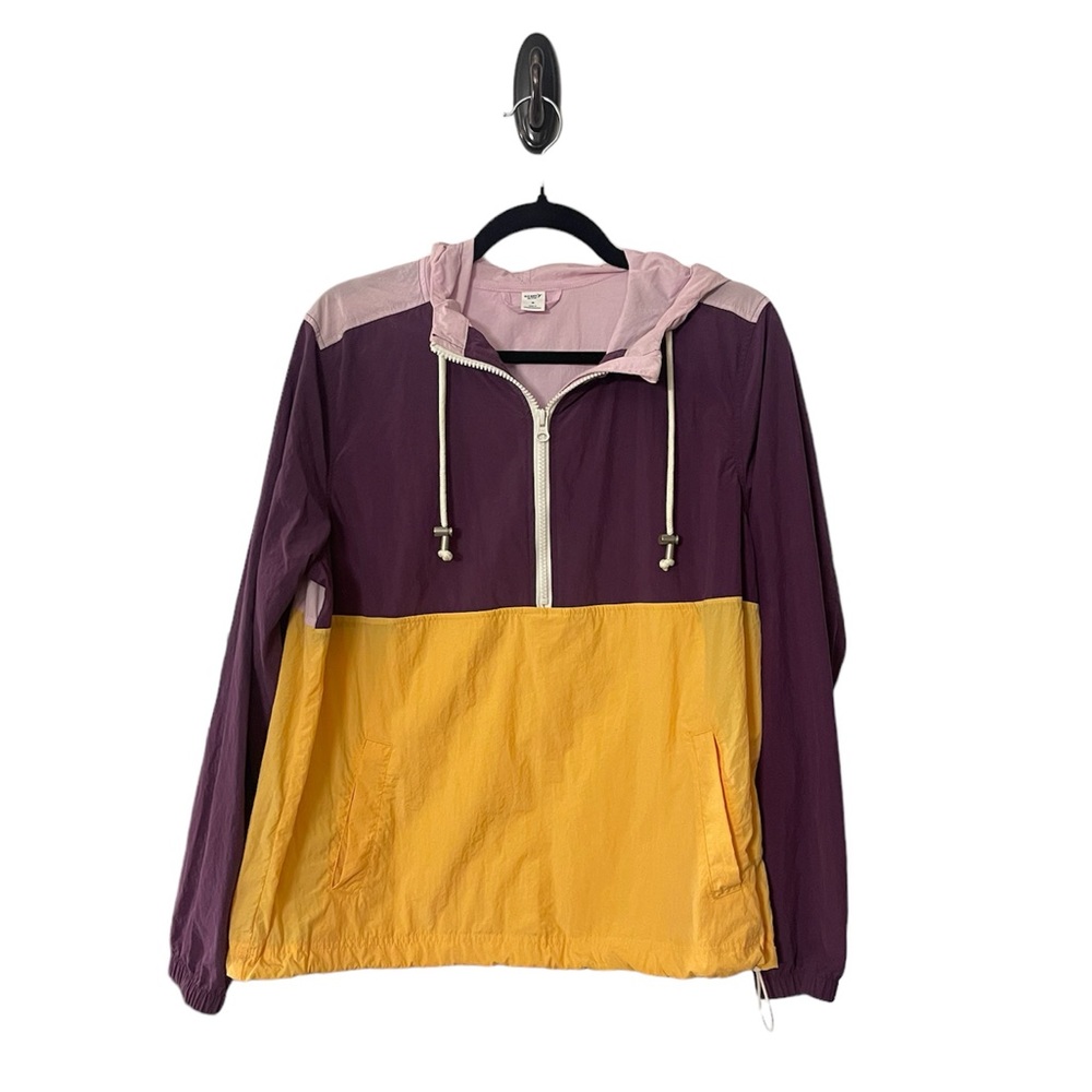 Old Navy Active Color Blocked Wind Breaker Sz M